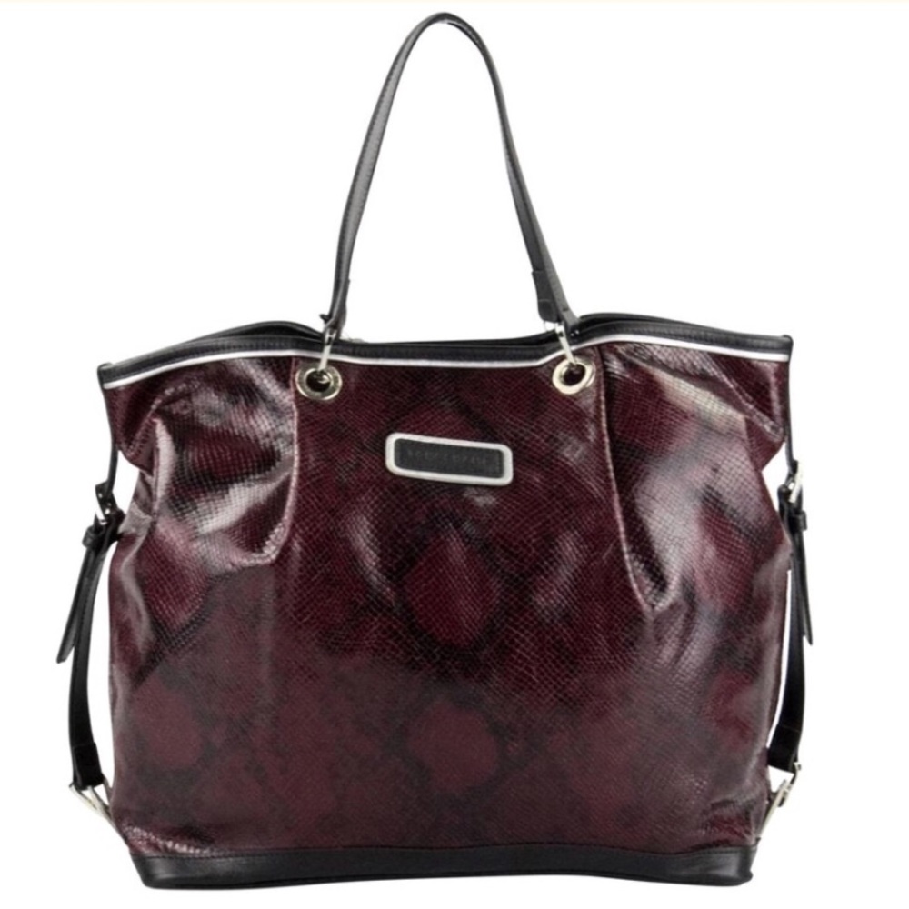 🆕LONGCHAMP LEATHER BURGUNDY TOTE